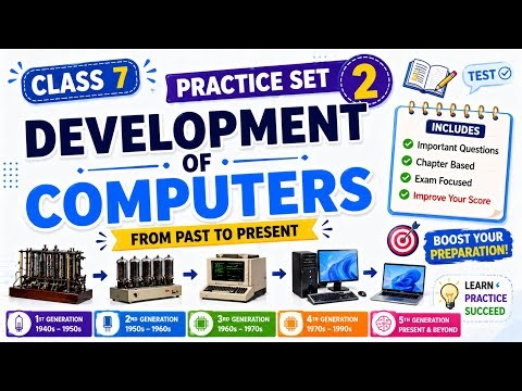Class 7 Computer Practice Set 2 🔥 | Important Questions | Full Revision