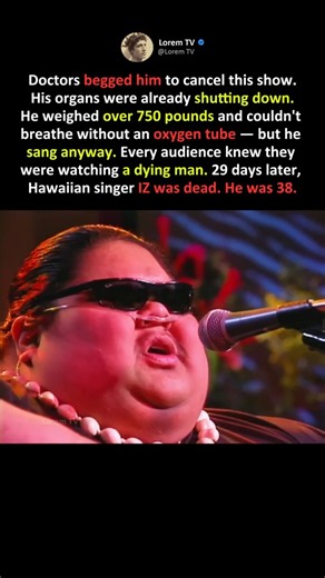 Israel Kamakawiwoʻole's Final Performance