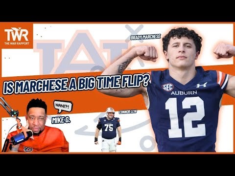 AU Lands 4Star WR Flip from Michigan! | Brady Marchese & WR Room Rebuild | Auburn Football Podcast