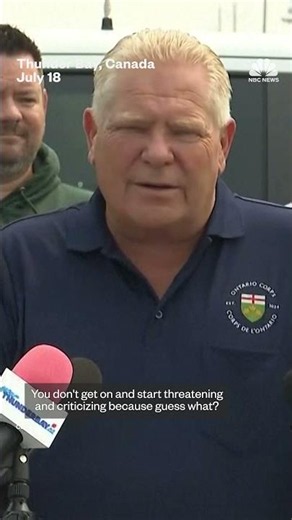 Ontario premier responds to criticism over wildfires