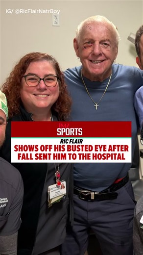 ❤️‍🩹 Ric Flair has one more surgery -- and possibly a skin graft -- standing between him and a clean bill of health after a nasty fall hospitalized the Nature Boy ... and he looks great! Naitch posted a pic with medical staff at USF Health in Florida on Wednesday ... and he's clearly well on the road to recovery.