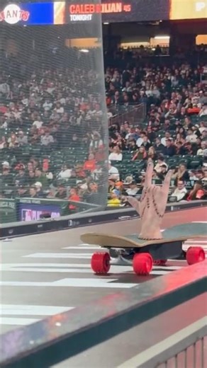 Thing lending a hand in the stands at #OpeningNight