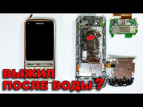 Nokia C3 после воды выживет или нет? 💧 Не включается | Water Damaged Phone Repair Will It Survive?