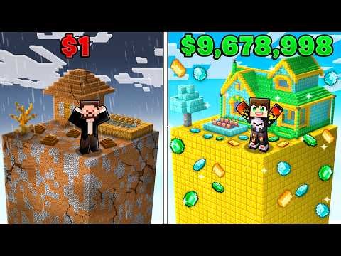 SURVIVING ELEMENTAL SKY BATTLE IN MINECRAFT!!