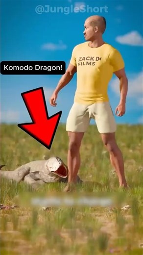 🦎 The Komodo Dragon Bite: Venom, Bacteria, and a Slow Death 😱☠️