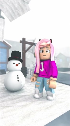 We build a Snowman! ☃️ (Roblox Animation)