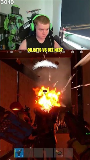 Bee Nest vs Oilrats 😭🙏 #oilrats #rust