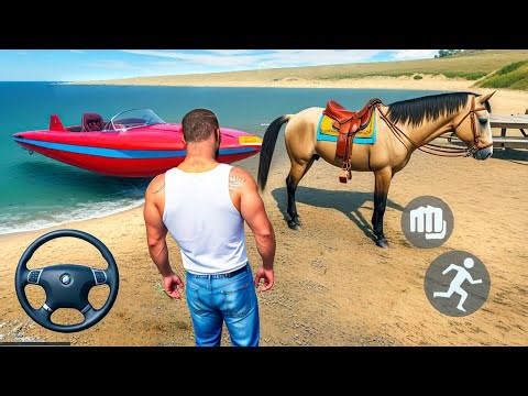 Indian Boat and Horse in Open World City Simulator 2026 - Android Gameplay