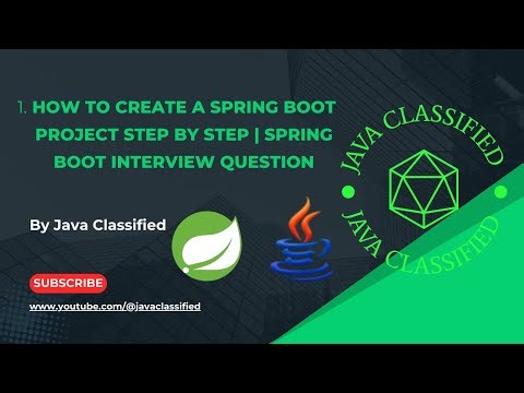 How to Create a Spring Boot Project Step by Step | Spring Boot Interview Question