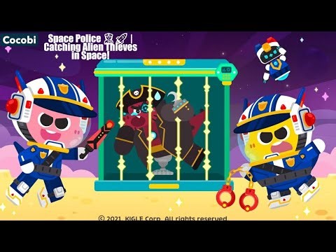 LIVE 🔴 Cocobi Space Police 👮‍🚀 | Catching Alien Thieves in Space! | ‪@Cocobigamer-dl3qt‬