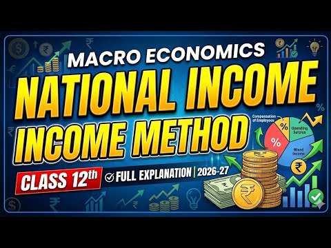 National Income: Income Method | Class 12 Macroeconomics | 2026-27 Full Chapter