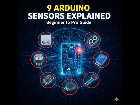 Important Arduino Sensors Explained for Beginners | PIR, Ultrasonic, Gas & More