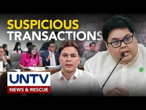 AMLC, inilantad ang ‘suspicious at covered transactions’ na iniuugnay kay VP Sara Duterte