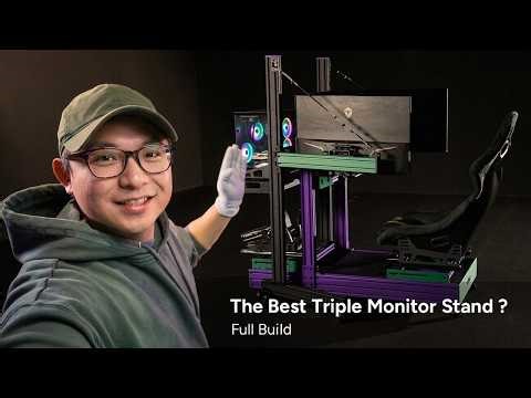 How We Designed a Better Triple Monitor Stand (Full Install)