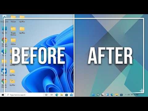 How to Get a COMPLETELY Transparent Taskbar on Windows 10 and Windows 11! (2026)