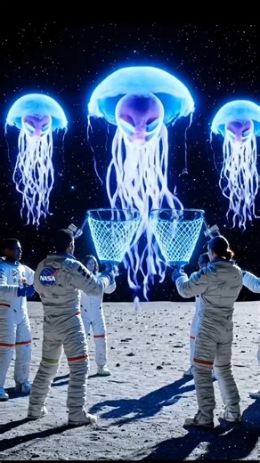 universal on Instagram: "NASA team explores the moon 🌕 Building shelters, creating roads, and discovering aliens 👽 Science and humans together in outer space 🚀✨ #NASAMoonMission #MoonExploration #AliensFound #SpaceResearch #NASA"