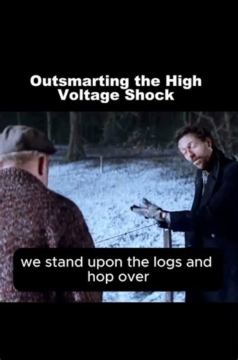Outsmarting the High Voltage Shock #shorts #movie