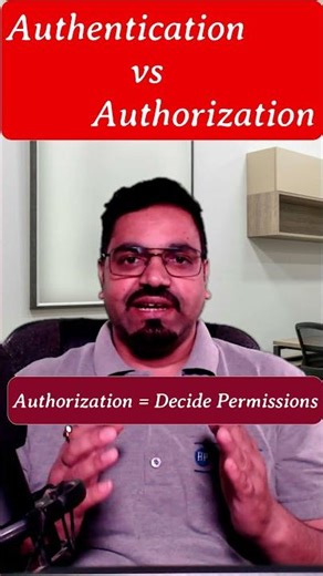 Authentication vs Authorization | Simple Explanation | shorts