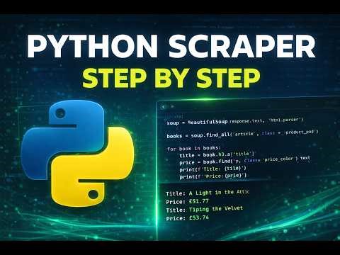 Build a Python Web Scraper Step by Step (Beginner Friendly)