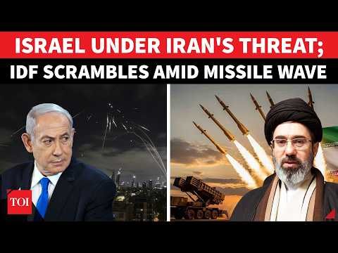 IRAN ATTACKS ISRAEL? Heavy Missile Barrage Triggers IDF Scramble, Explosions Rock Skies | WATCH
