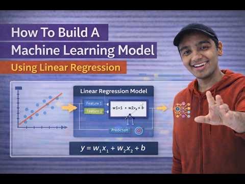 How To Build A Machine Learning Model - Using Linear Regression - Tutorial #17