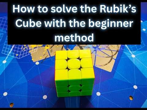 How to Solve Rubik's Cube using Beginner Method!