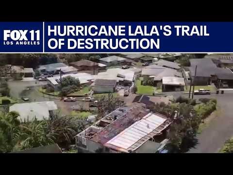 Hurricane Lala victims assess damage