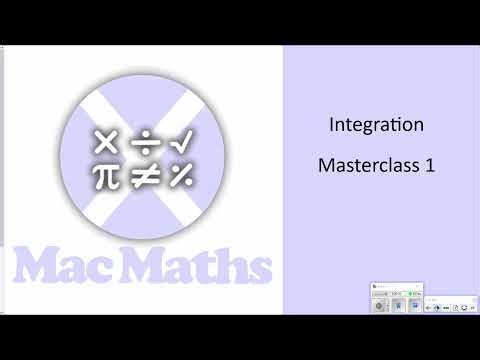 Advanced Higher Integration 1 Masterclass