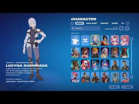 This Lucy Cyberpunk Edgerunners Bundle Comes With The LONGEST EMOTE IN FORTNITE'S HISTORY