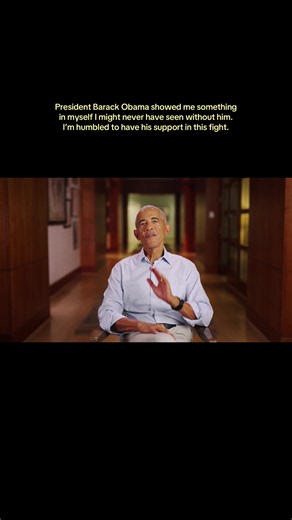 President Barack Obama showed me something in myself I might never have seen without him. I’m humbled to have his support in this fight. The Affordable Care Act will have laid the groundwork for guaranteed healthcare, and I'm honored to pick up his baton and finally pass Medicare for All.