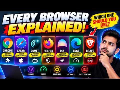 I Tested the Biggest Web Browsers — Which One Should You Actually Use? 🤯