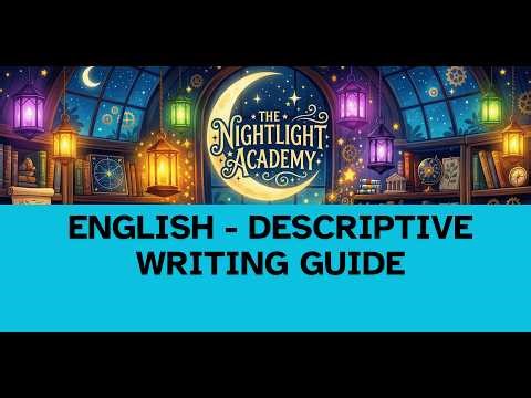 Descriptive writing guide for kids
