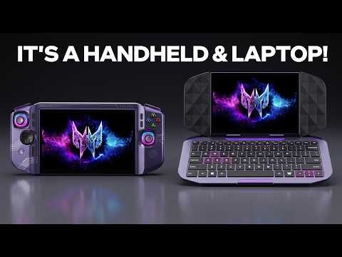 ACER Has A Crazy Handheld That Folds Into A Laptop!