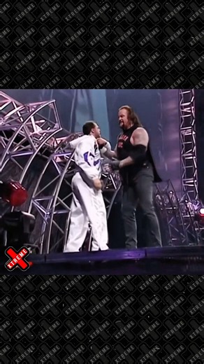 Undertaker CHOKESLAMS Kurt Angle OFF The Stage! 😱 | WWE Shorts