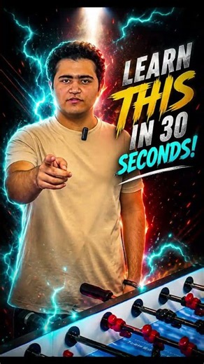 Learn a new foosball move in just 30 seconds