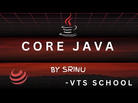 Core Java for Beginners | Day 8 | Real-Time Examples | VTS School | SRINU