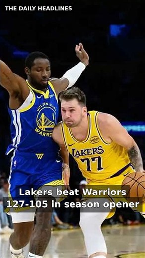 Lakers Beat Warriors 127-105 Walker Kessler Perfect Shooting in Lakers Debut