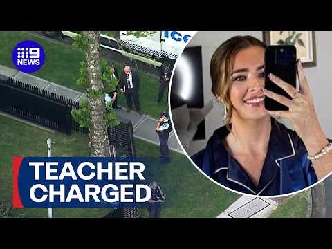 School teacher accused of helping alleged gangland 'kill crew'  | 9 News Australia
