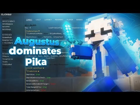 BEST Minecraft Hack Client for Polar anticheat | Augustus config share | ft. Pikanetwork
