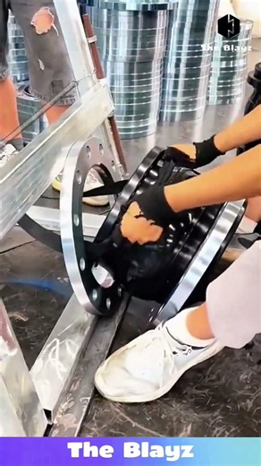 Steel Reinforcement Inside a Massive Tire: Amazing Process