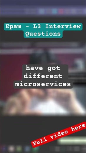 Java Interview Prep: EPAM 3rd Round Questions Explained! #shorts #javainterviewquestions #epam