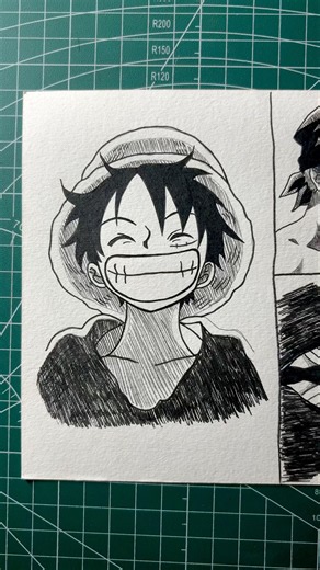 How I draw one piece characters #drawing #art #fyp #onepiece #anime #howtodraw