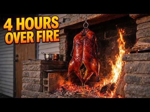 I Hung a Cantonese Roast Duck Over the Fire for 4 Hours