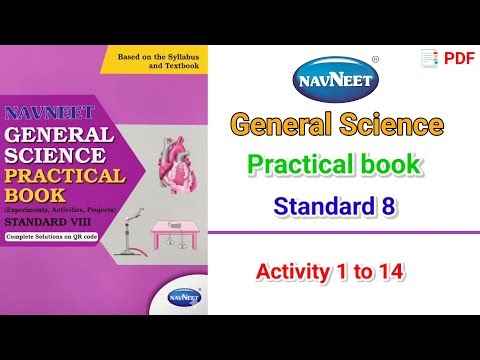 🛡️🔥 8th Science Practical Book Neveet | 🔬 Activities 1–14 — All Answers + PDF 🌟💡🚀