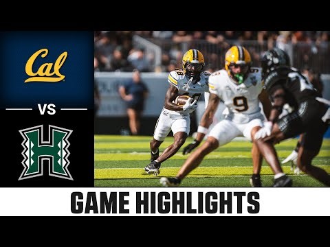 Cal vs. Hawai'i Game Highlights | 2025 ACC Football