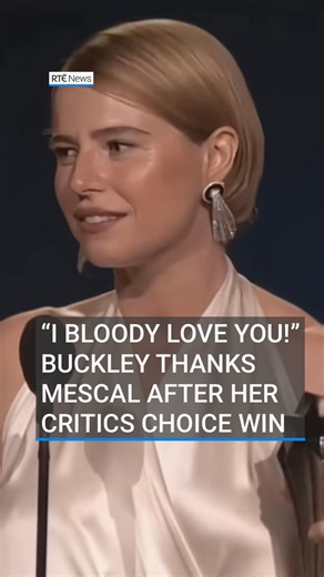 Jessie Buckley was named Best Actress at the Critics Choice Awards in the US and used her acceptance speech to give her Hamnet co-star Paul Mescal a special shout-out. #hamnet #jessiebuckley #paulmescal | RTÉ News