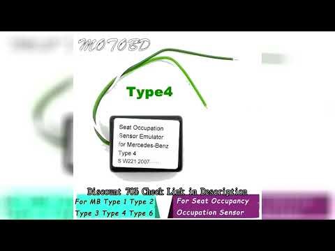 MB Type 1 Type 2 Type 3 Type 4 Type 6 Optional for W204 W211 W104 W230 X164 W171 Seat Occupancy Occu
