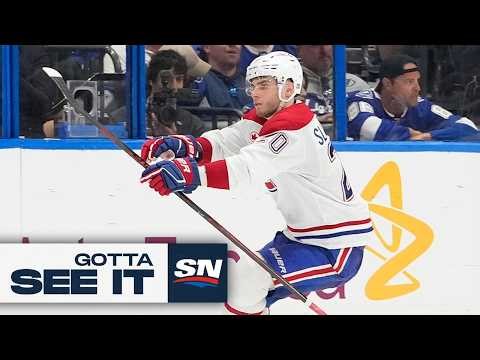 GOTTA SEE IT: Juraj Slafkovsky Pots OT Winner for Game 1 Hat Trick