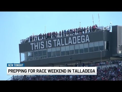 Prepping for race weekend in Talladega