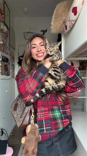 Merry Christmas from me and Jasper 🎄❤️ Jasper’s the only exception | #fypage #fyp #viral #blowup? #cats